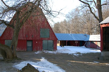 Image showing red barn