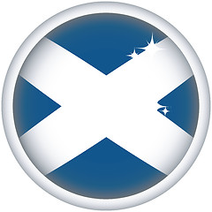 Image showing Scotish flag button
