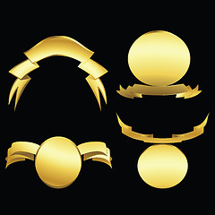 Image showing Gold emblems 