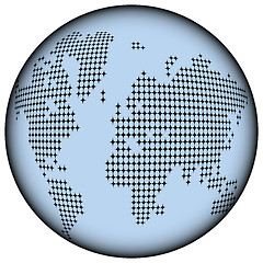 Image showing Earth globe icon