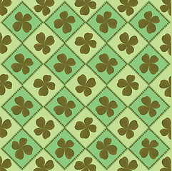 Image showing Background with clover