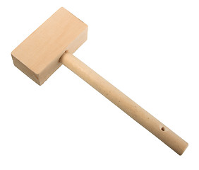 Image showing Wood mallet.