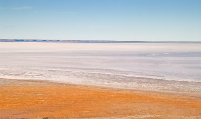 Image showing salt lake desert