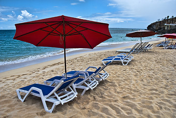 Image showing Coast in Saint Maarten Island, Dutch Antilles