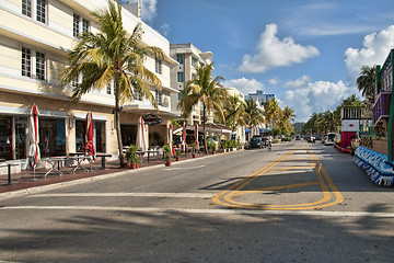 Image showing Miami, Florida, on a Hot and Sunny Spring Morning