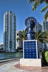 Image showing Miami, Florida, on a Hot and Sunny Spring Morning