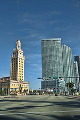 Image showing Miami, Florida, on a Hot and Sunny Spring Morning