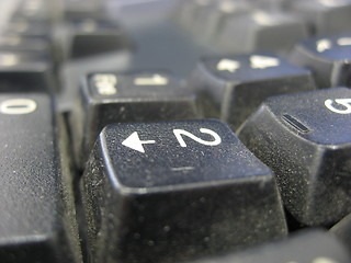 Image showing Keyboard in a Computer Lab, Tuscany, Italy