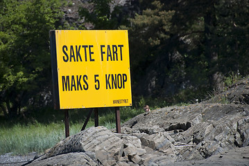 Image showing Detail of Oslo Fjord, Norway, May 2009