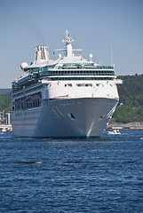 Image showing Cruise Ship in the port of Oslo, Norway