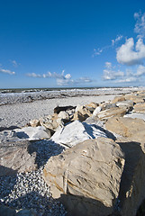 Image showing Detail of a Storm in Marina di Pisa, Italy