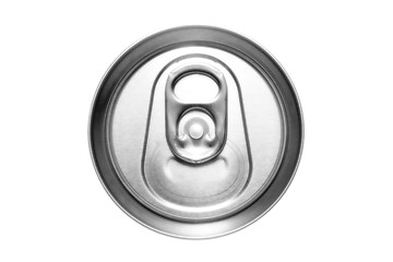 Image showing aluminum can top macro