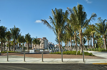 Image showing Miami, Florida, on a Hot and Sunny Spring Morning