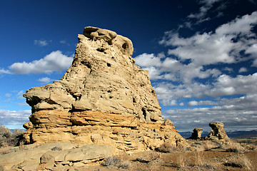 Image showing sandstone sculptures