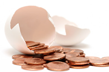 Image showing money egg