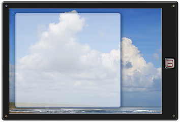 Image showing Generic pad tablet w background