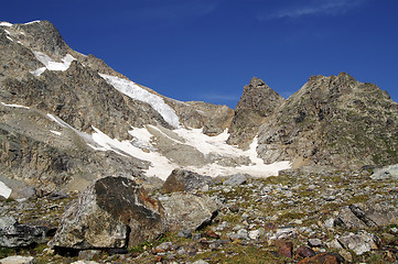 Image showing Mountain glacier