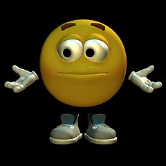 Image showing 3D emoticon