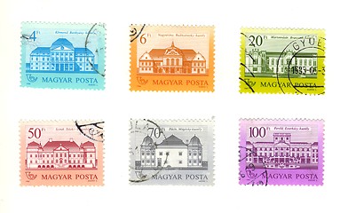 Image showing hungarian stamp