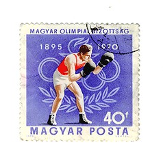 Image showing hungarian stamp