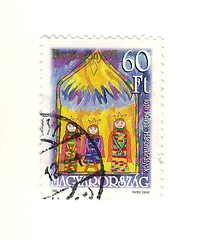 Image showing hungarian stamp