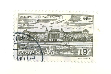 Image showing hungarian stamp