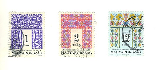 Image showing hungarian stamp