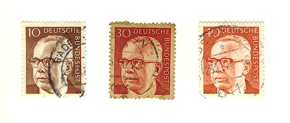 Image showing german stamp