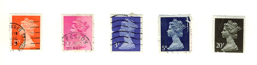 Image showing english stamp