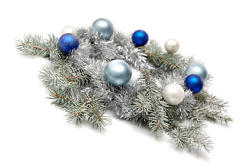 Image showing Snowy christmas decoration