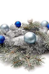 Image showing Snowy christmas decoration