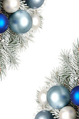 Image showing Snowy christmas decoration