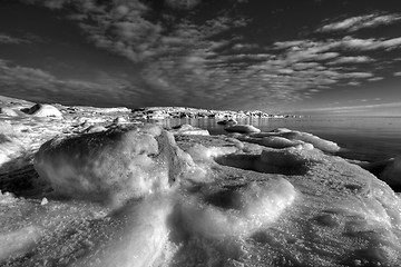 Image showing Winter by the sea