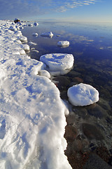 Image showing Winter by the sea