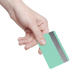 Image showing card in a hand