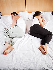 Image showing Sleeping couple