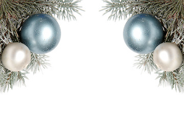 Image showing Snowy christmas decoration