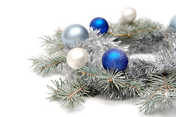 Image showing Snowy christmas decoration
