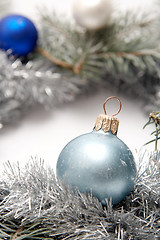 Image showing Snowy christmas decoration