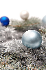 Image showing Snowy christmas decoration