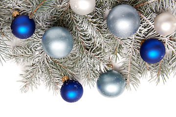 Image showing Snowy christmas decoration