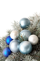 Image showing Snowy christmas decoration