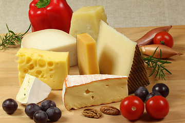 Image showing Cheese variety