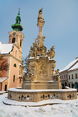 Image showing pillar of saint maria in hainburg