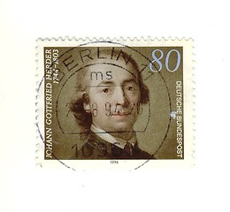 Image showing german stamp