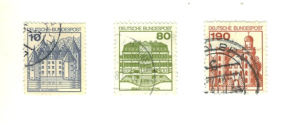 Image showing german stamp