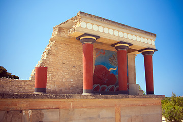 Image showing North Entrance of the Knossos Palace