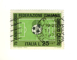 Image showing Italian stamp