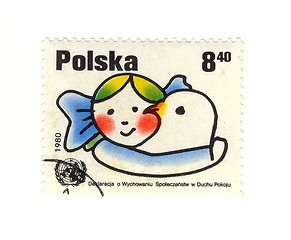 Image showing polish stamp