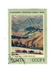 Image showing ussr stamp